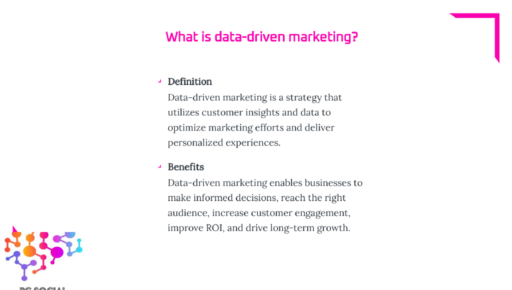 marketing, data-driven marketing, insights, smart marketing, slideshow