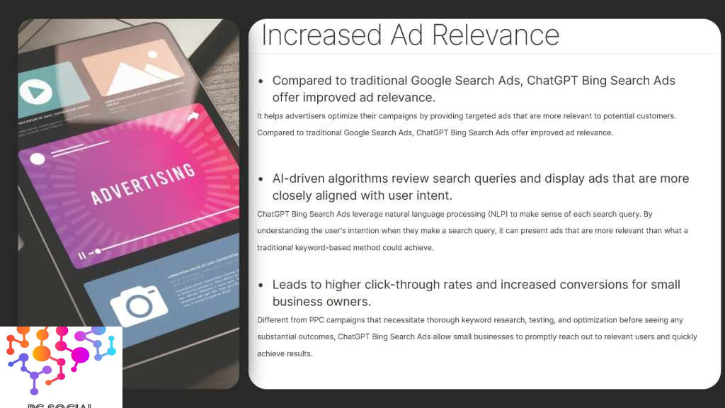 Slideshow, Ads, Ad Relevance, ChatGPT, Search Ads